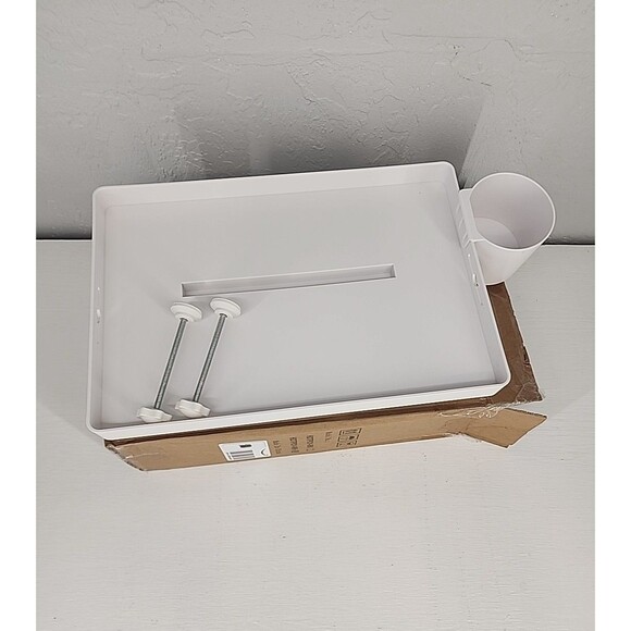 Plastic Bedside Shelf for Bunk Bed & Top Bunk Bed Side Table Tray Organizer - Picture 5 of 7